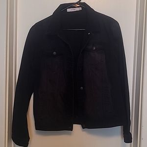 Justfab black Jean jacket